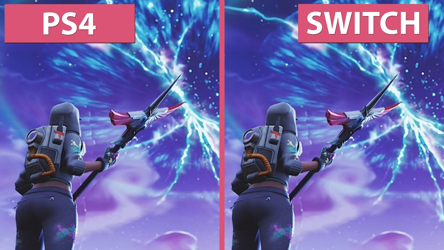 Fortnite - PS4 gegen Switch im Grafik- und Performancevergleich
