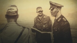 Sniper Elite 3Die dünne Handlung wird hauptsächlich zwischen den Missionen in solchen Zeichnungen erzählt.