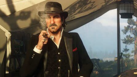 In diesem Red Dead Redemption 2-Fanvideo kippt Dutch auf dem Weg zum Überfall einfach immer wieder mitsamt Pferd um oder reitet in die Bande rein - und den anderen scheint es wirklich peinlich zu sein