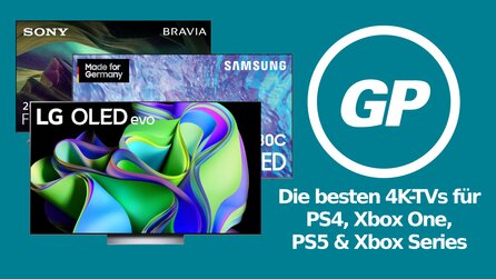 Teaserbild für Die besten Gaming-4K-TVs 2024 - Vergleich für PS4, PS5, Xbox One + Xbox Series
