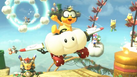 Das Spiel ist kaputt: Cooler Mario Kart World-Glitch lässt euch über die Map fliegen