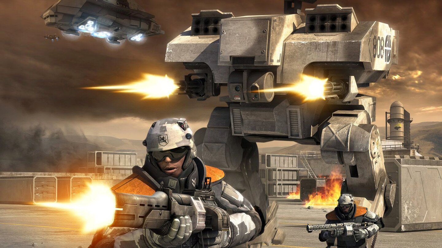 7. Battlefield 2142 (2006) Bisher hatte Battlefield einen Ausflug in die Zukunft und kommt mit dem in unserer Liste auf den siebten Platz. Gerade der Titan-Modus beeindruckte. Vom Boden aus ein feindliches Raumschiff entern und von innen sabotieren, ohne von Ladebildschirmen unterbrochen zu werden. Das schafft 2021 nicht einmal Battlefront 2.