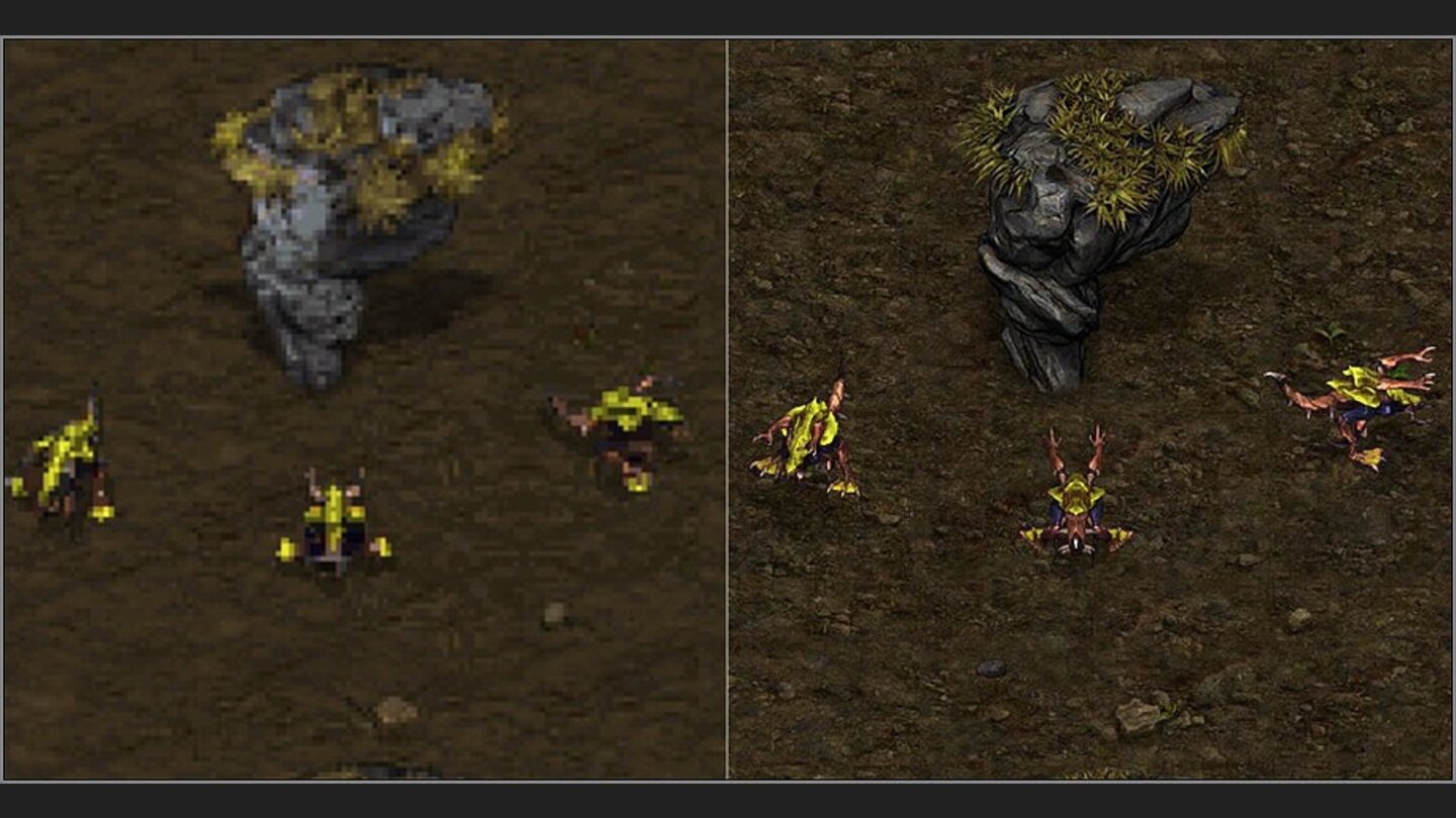 StarCraft HD - Vergleichsbilder