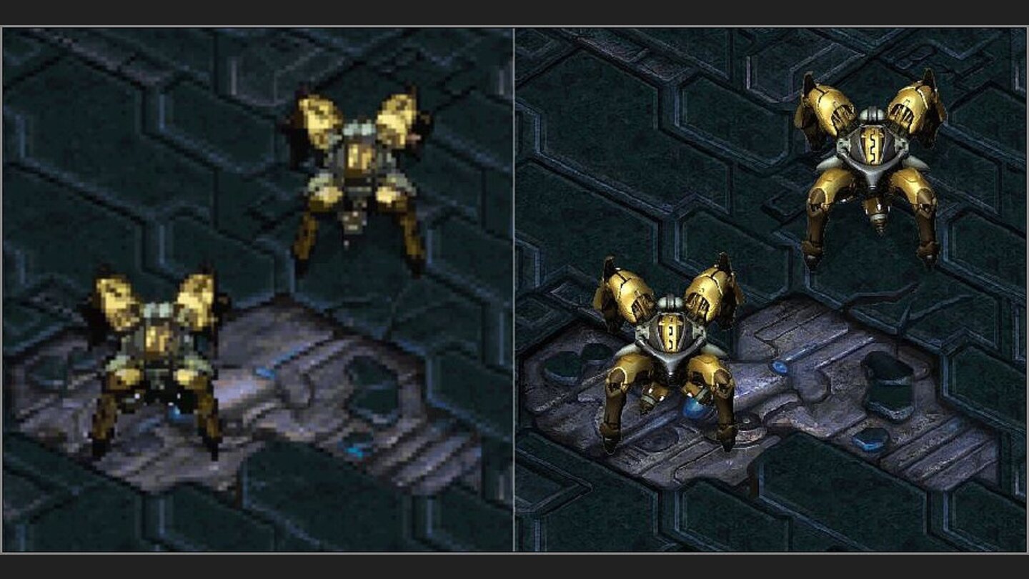 StarCraft HD - Vergleichsbilder
