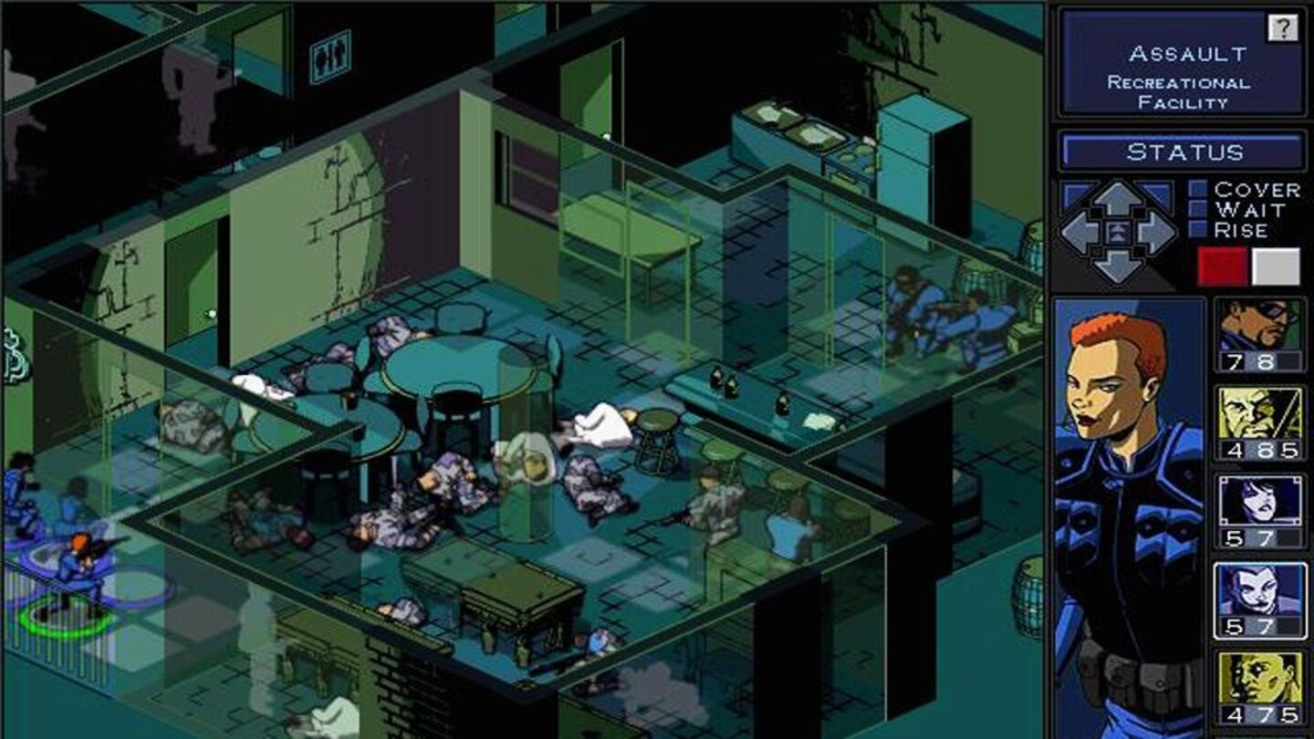 Shadow Watch (2000)Das rundenbasierte Taktikspiel Shadow Watch erscheint im Jahr 2000. Um eine Verschwörung aufzuhalten, die den Bau einer internationalen Raumstation verhindern soll, schalten wir in der Kampagne Terroristen aus, befreien Geiseln, stehlen wichtige Objekte oder verteidigen Gebiete. Die sechs spielbaren Charaktere gewinnen durch Einsätze Erfahrungspunkte und verbessern ihre Fähigkeiten nach und nach. Wird ein Teammitglied zu schwer verletzt oder der Alarm ausgelöst, scheitert eine Mission.
