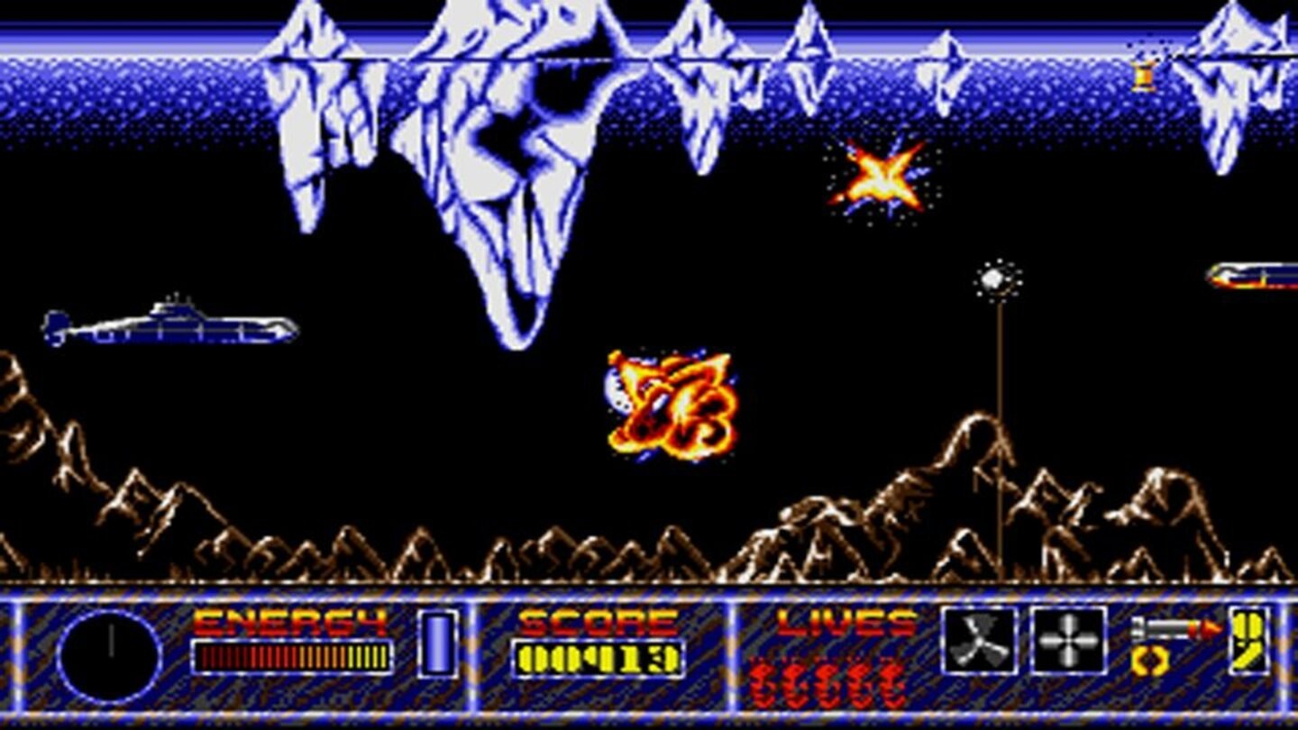 The Hunt for Red October (1990)Anstelle des Romans orientiert sich The Hunt for Red October, das 1990 für Atari, Amiga, C64 und den PC erscheint, am gleichnamigen Film mit Sean Connery. Als FBI-Agent Jack Ryan müssen wir herausfinden, ob die Mannschaft des Atom-U-Boots Roter Oktober einen Angriff auf die USA plant oder überlaufen will. In insgesamt fünf Actionpassagen springen wir aus Helikoptern ab oder steuern U-Boote durch enge Unterwasserschluchten.