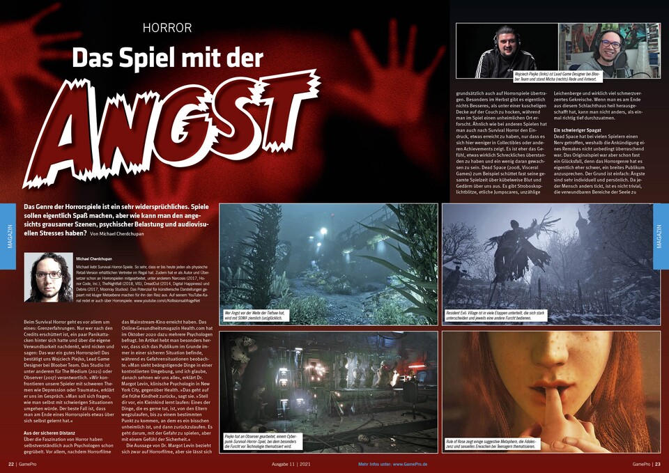 Warum haben wir Spaß an der Furcht? Unser Special gibt Antworten..