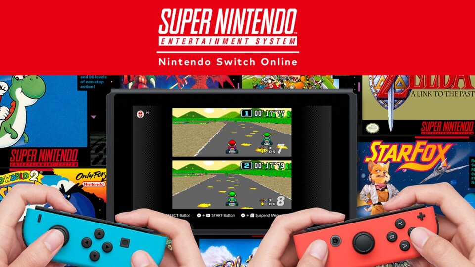Schon die Basis-Version von Nintendo Switch Online liefert über 180 Retro-Spiele, darunter Hits wie Super Mario Kart.
