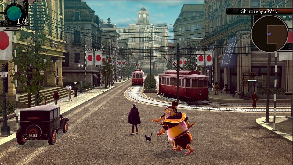 Raidou Remastered: In der grafisch verbesserten Neuauflage des Rollenspiels sieht Tokyo recht schick aus.