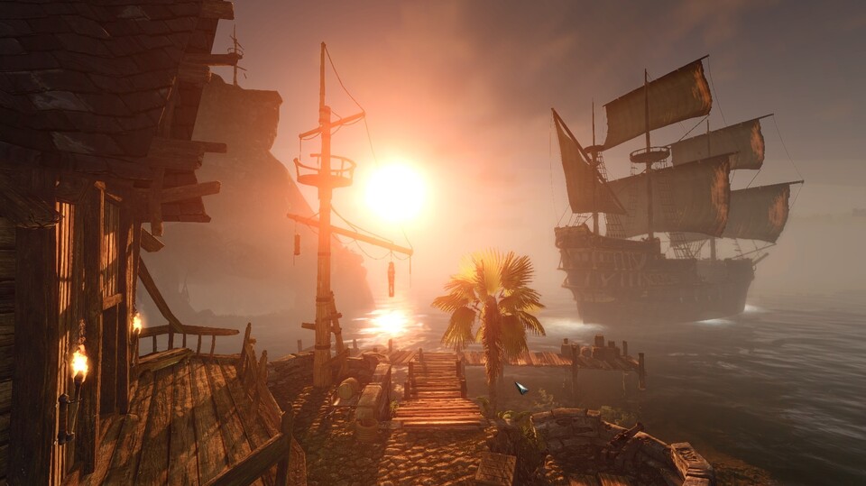 Eine Seefahrt, die ist schön: Risen 2 lebt auch von seiner bezaubernden Lichtstimmung.